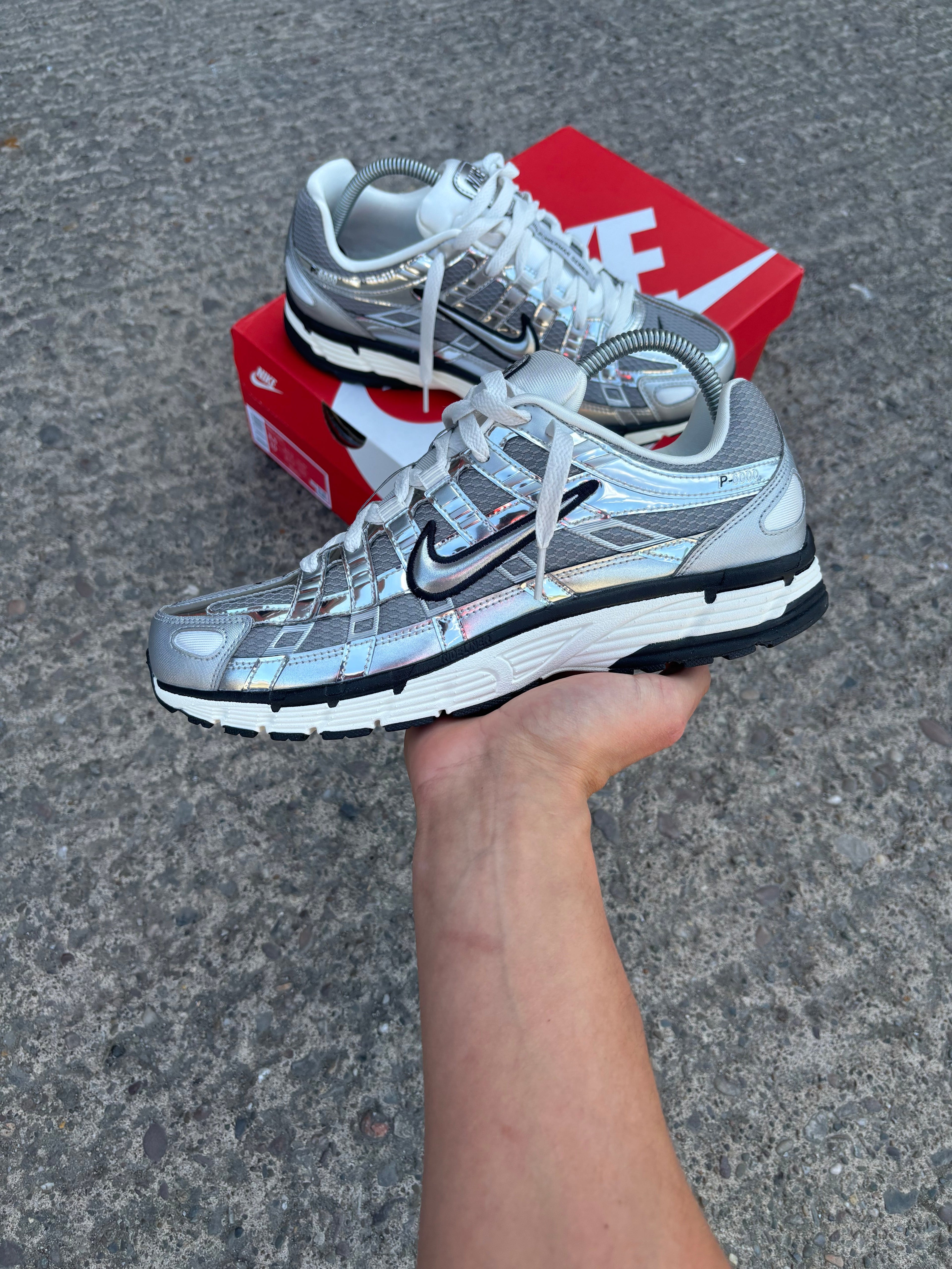 Nike P-6000 Metallic Silver