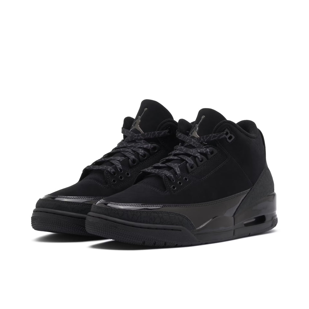 Jordan 3 Triple Black 2025