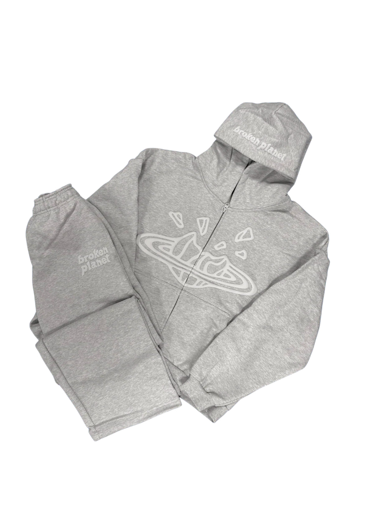 Broken Planet Heather Grey Tracksuit