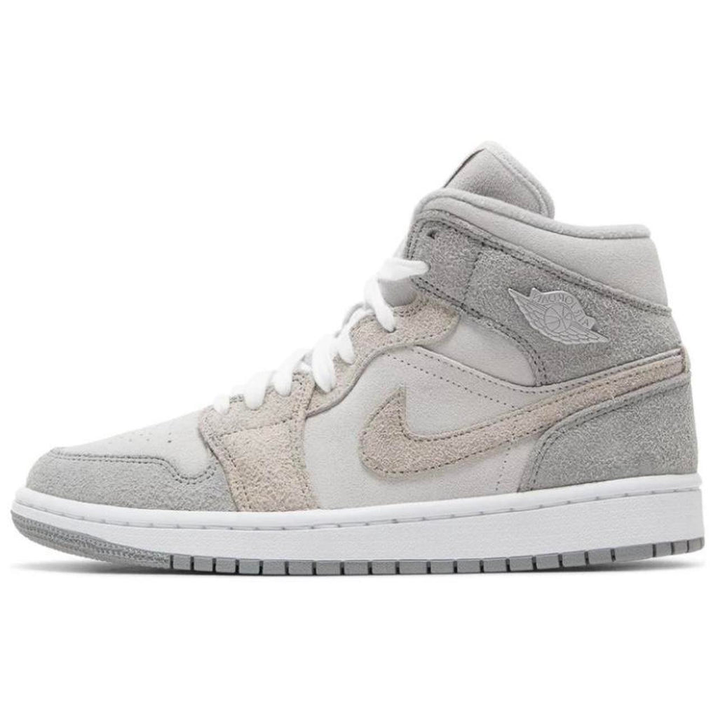 W AIR JORDAN 1 MID PARTICLE GREY