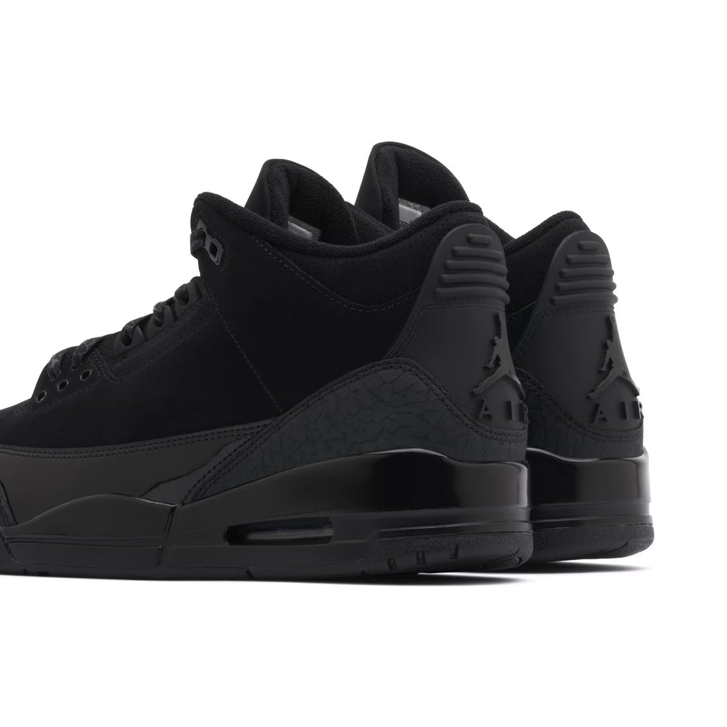 Jordan 3 Triple Black 2025