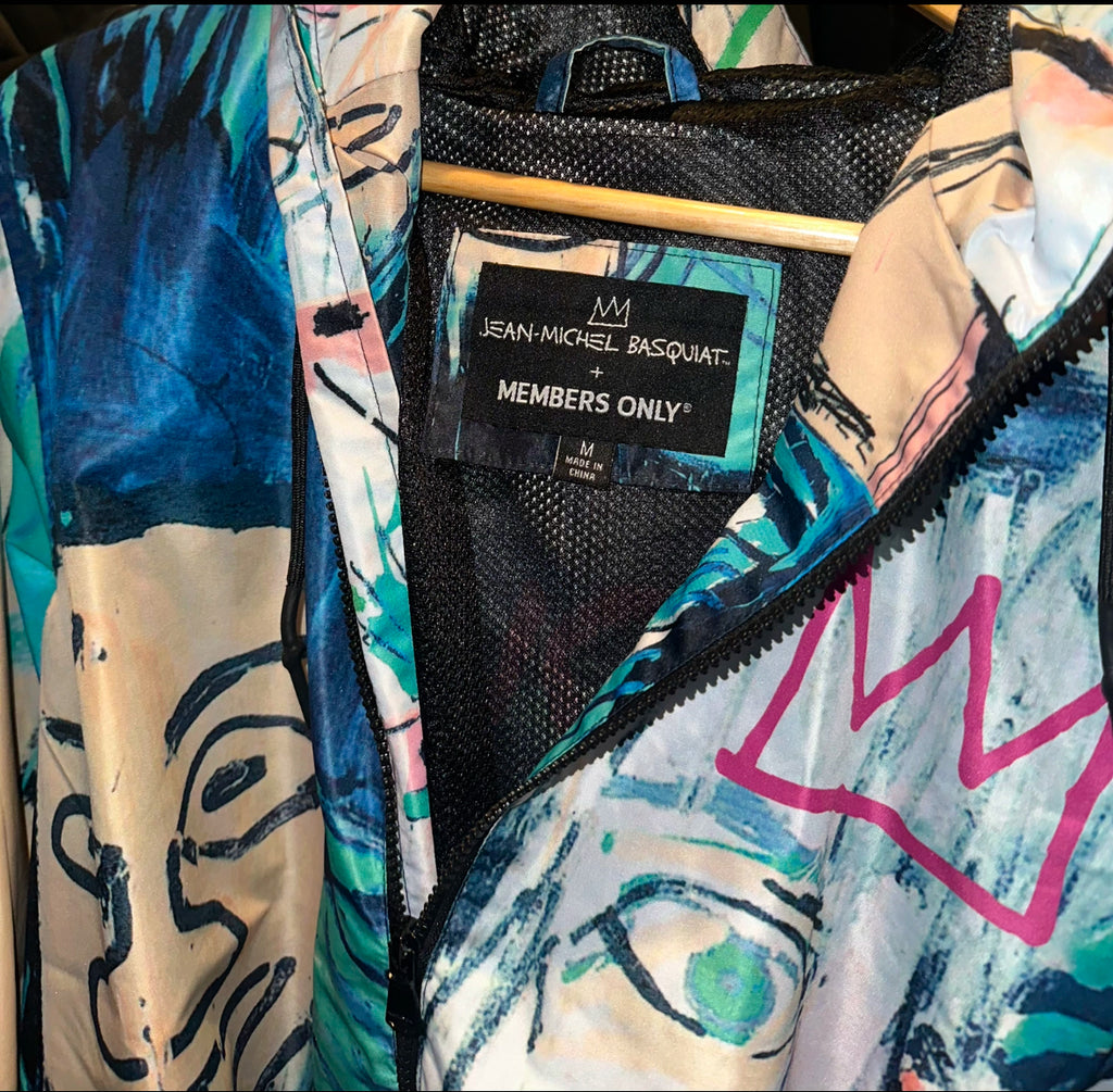 Jean Michel Basquiat + Members Only Windbreaker Jacket