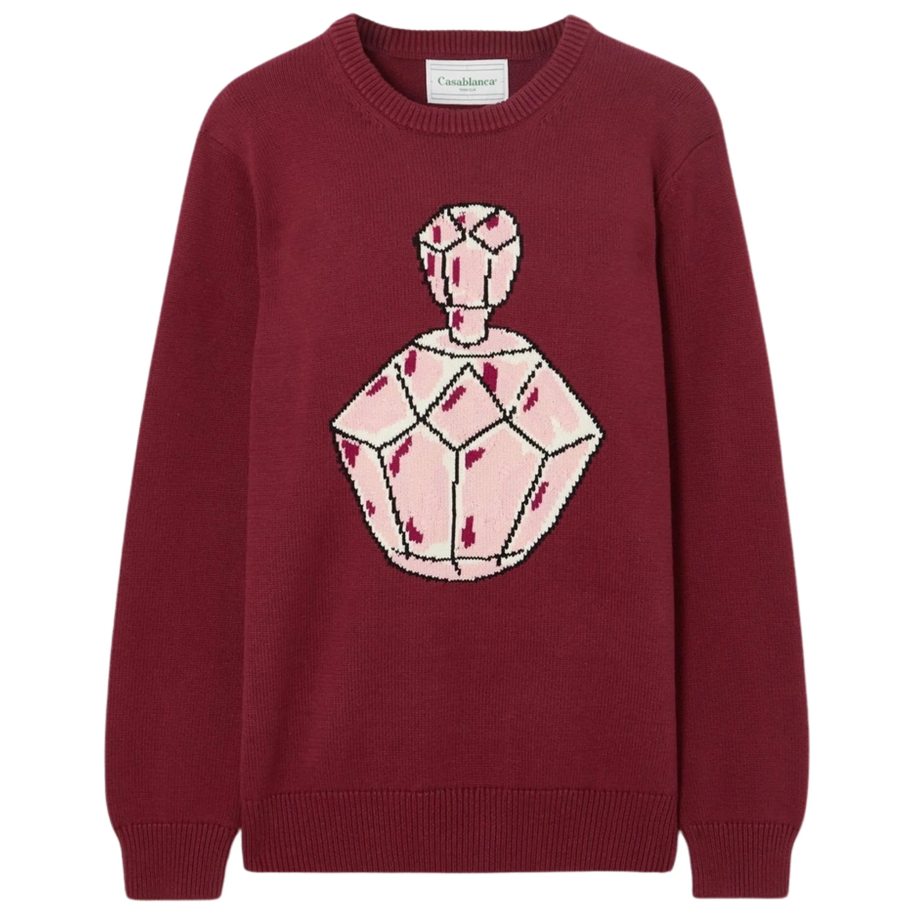 Casablanca Knit Cotton Crew